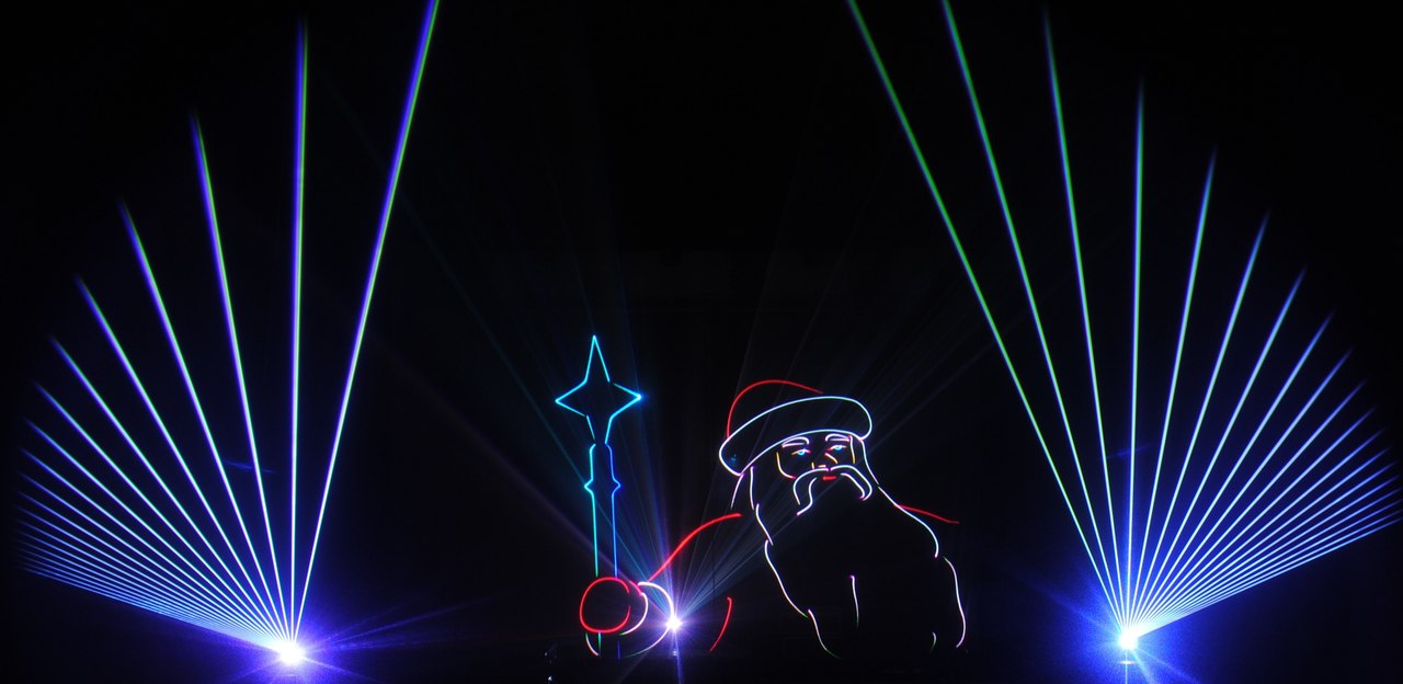 лазерное шоу на корпоратив фото 2