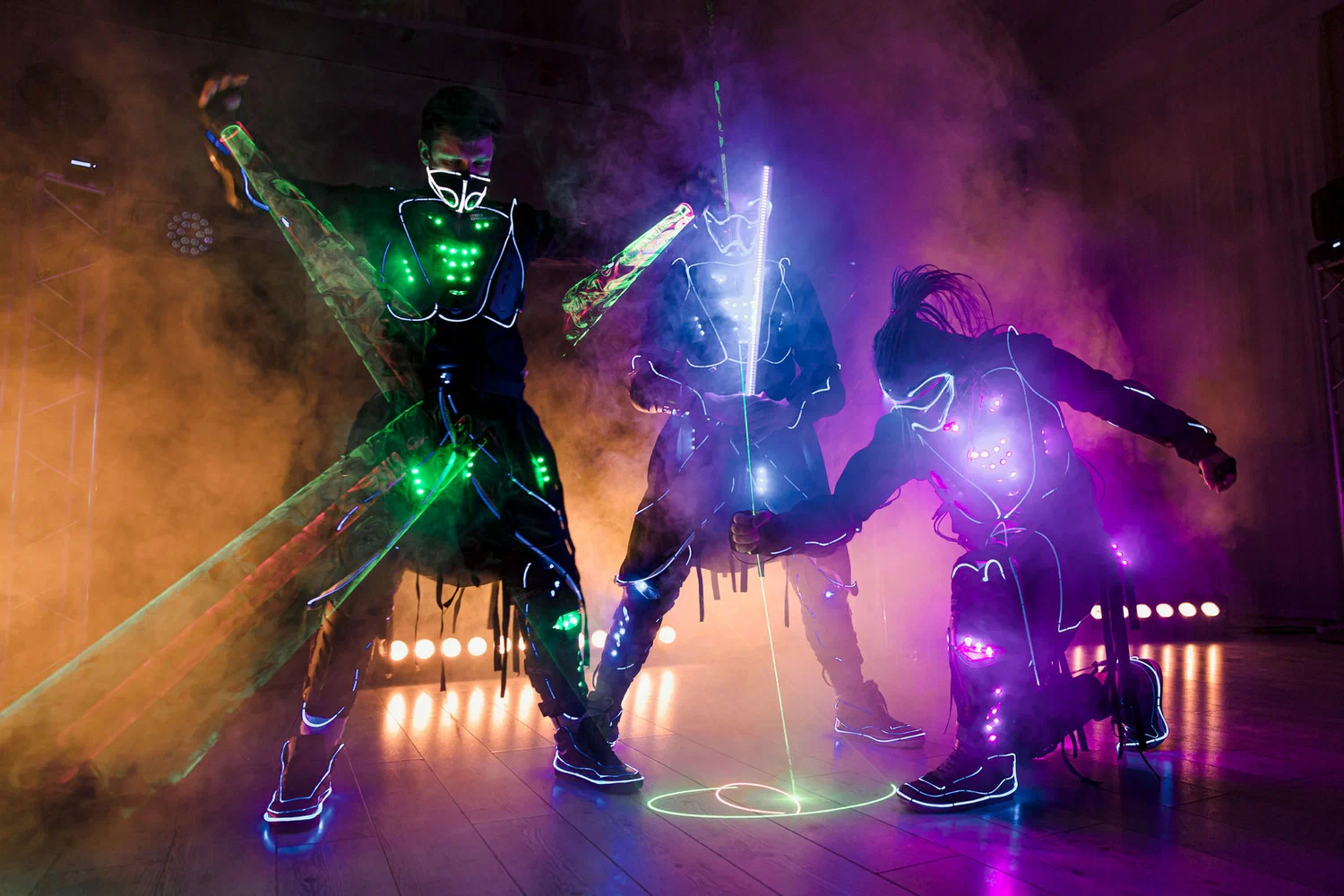 лазерное шоу на корпоратив фото 5