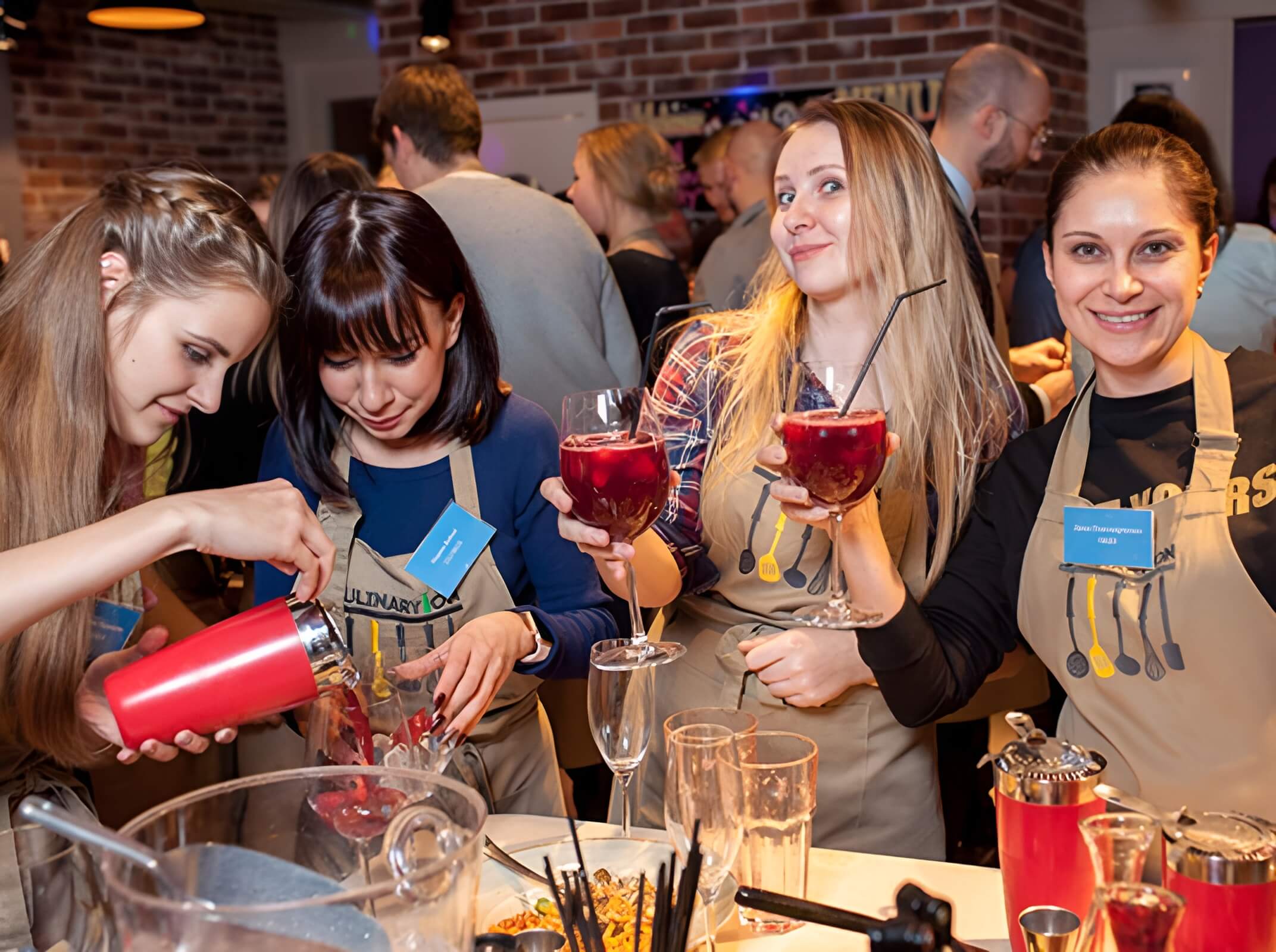 Мастер класс по приготовлению коктейлей