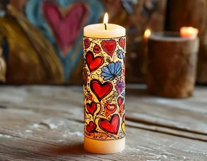 Роспись свечей