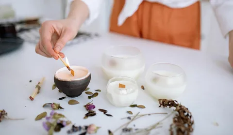 Создание аромасвечей