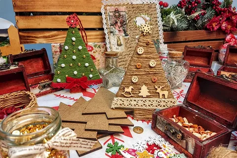 Мастер-класс по изготовлению ёлочек в стиле Hygge